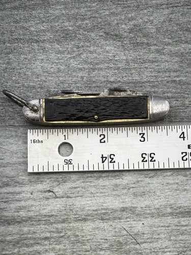 VTG 40s 50s Camillus New York 3 1/2” Multi-Tool Folding Pocket Camping Knife USA - Picture 24 of 24