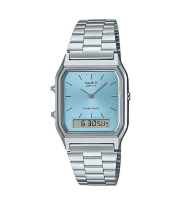 CASIO Armbanduhr AQ-230A-2A1MQYES Analog Digital Casio Collection Vintage Retro