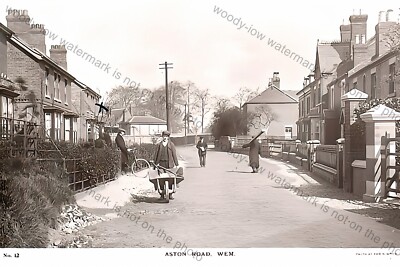 TF0281 - Aston Road, Wem, Shropshire - Foto 6''x4''