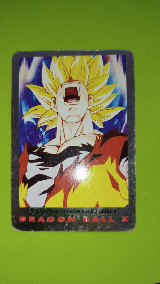 1991 BANDAI DRAGON BALL トレーディングカード #2 Carte Dragon Ball Z Serie Part 2 n° 105 card DBZ argent Silver