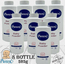 8 X 525g Pureen Baby Powder Talc powder talc Powder  Express Shipping