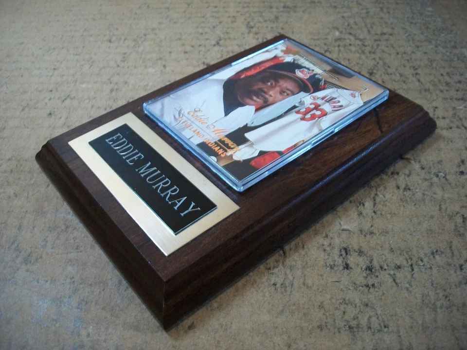 复古 Cleveland Indians ~ Eddie Murray-Studio 木牌卡 ~ 6.25 英寸 x 4.25 — 第 4/4 张图片