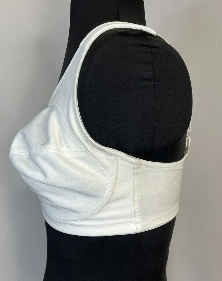 34DDD Lunaire 11111 Sports Bra White Coolmax Underwire  Discontinued - Image 3 of 4