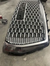 For 2021-2023 GMC Yukon/Yukon XL Denali Black Front Grille Hood Molding 8PCS