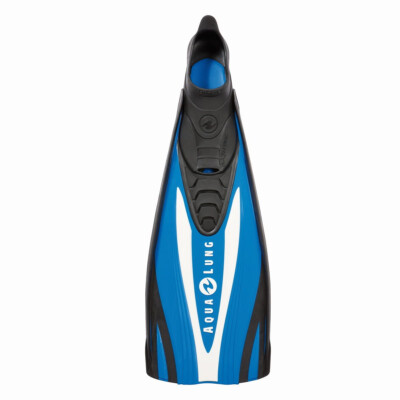 Aqua Lung Express Vollfußflosse/ Schwimmbadflosse, blau- weiß, Gr. 40- 41