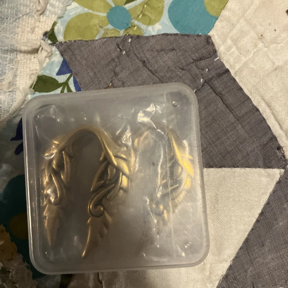 Ohrgewicht 0 9/16in Expander Stainless Steel Gold PVD Spiral Wing - Image 4 of 4