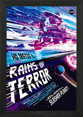 Rains of Terror Gerahmtes Wandbild Poster Leinwanddruck Bild