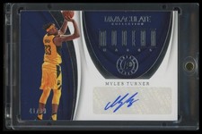 2017-18 Panini Immaculate Collection #MK-MTN Myles Turner Modern Marks #/99