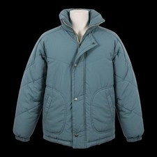 Vintage 80s Yukon Trails Puffer Jacket Plaid Lined Made in Korea. Rare