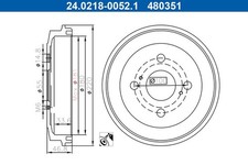 Tambour de frein Daihatsu MATERIA