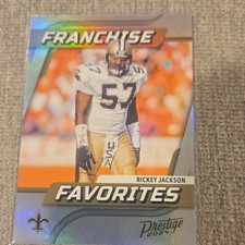 Panini 2024 Prestige Franchise Favorites #13 Rickey Jackson Saints Football Card