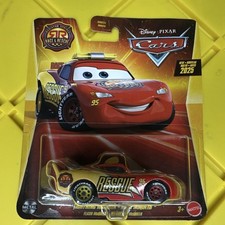 Disney Pixar Cars Race  Rescue Lightning McQueen 1:55 Diecast Car 2025. READ 