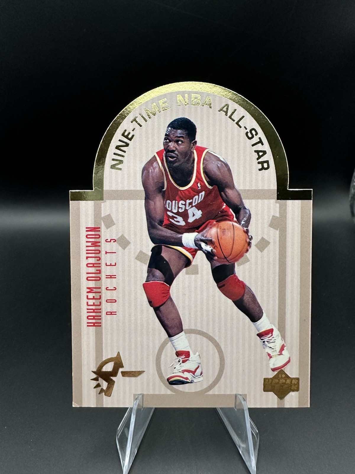 1993 UD SE DIE CUT ALL-STARS WEST #W6 HAKEEM OLAJUWON