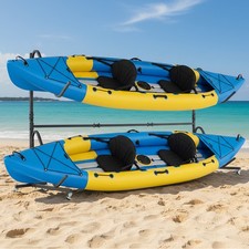 Freestanding Kayak Storage Rack Holds 2 Kayaks Indoor Outdoor