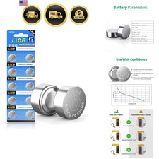 10 Pack LR44 AG13 357 303 SR44 Battery 1.5V Button Coin Cell Batteries