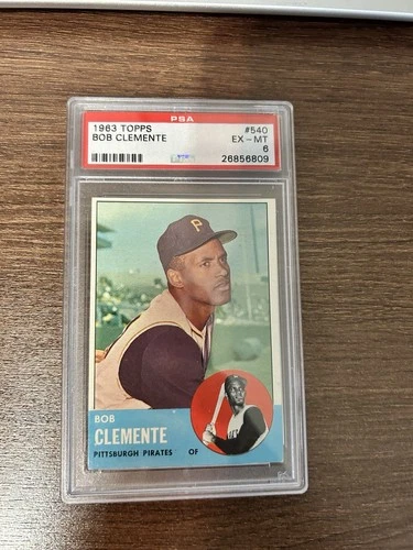1963 TOPPS #540 BOB CLEMENTE PSA 6
