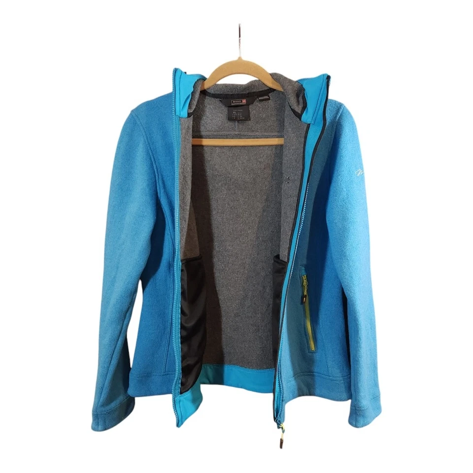 Chaqueta polar Millet cremallera completa mezcla de lana capa media exterior senderismo para mujer S Foto 4 de 4