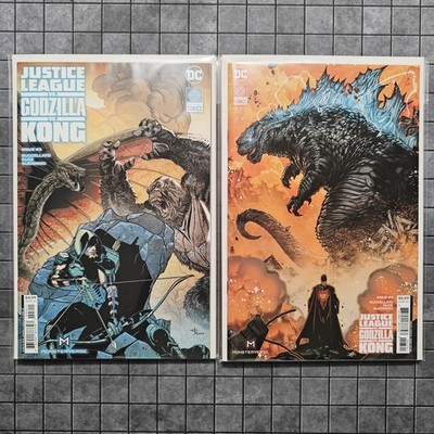 Justice League vs. Godzilla vs Kong #3 - (A, B) - Variant Cover Set - UNREAD NM