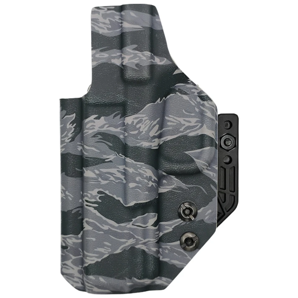 Inside-the-Waistband (IWB) Tuckable Kydex Holster - Gray Tiger Stripe Camo - Image 2 of 4