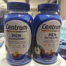 (Pack 2) Centrum MultiGummies Multivitamin for Men, 170 Ea