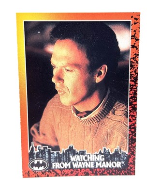 1992 Topps Batman Returns #11 Watching From Wayne Manor