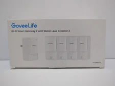 Govee Life Wifi Smart Gateway 2 W/ Water Leak Detector 2, 1 + 6 pack H5043+H5058