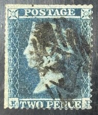Briefmarke Großbritannien Nr. 9 gestempelt