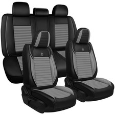 Seat Covers Full Set Fit for Toyota Tacoma 2005-2025 2026, Breathable and Com...