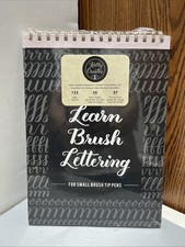 Kelly Creates Small Brush Lettering Workbook For Small Brush Tip Pens NEW