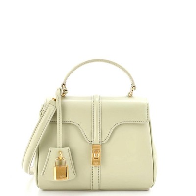 Celine 16 Top Handle Bag Smooth Calfskin Mini