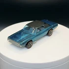 Vintage Hot Wheels Redline Custom T-Bird Aqua HK - Good Condition