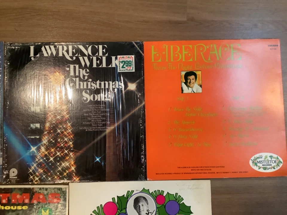 10 Merry Christmas Classic Lot Vinyl Lawrence Welk Various artist - Image 3 of 4