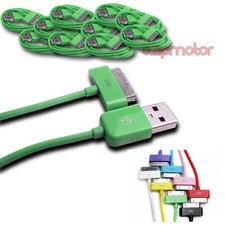 10 6FT USB CAVO CARICATORE DATI CONNETTORE DOCK APPLE IPAD IPHONE IPOD VERDE