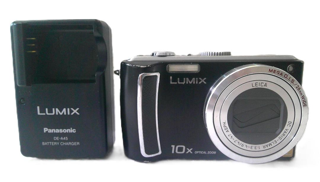 Panasonic LUMIX DMC-TZ5 Black 9.1 MP Compact Digital Camera Used