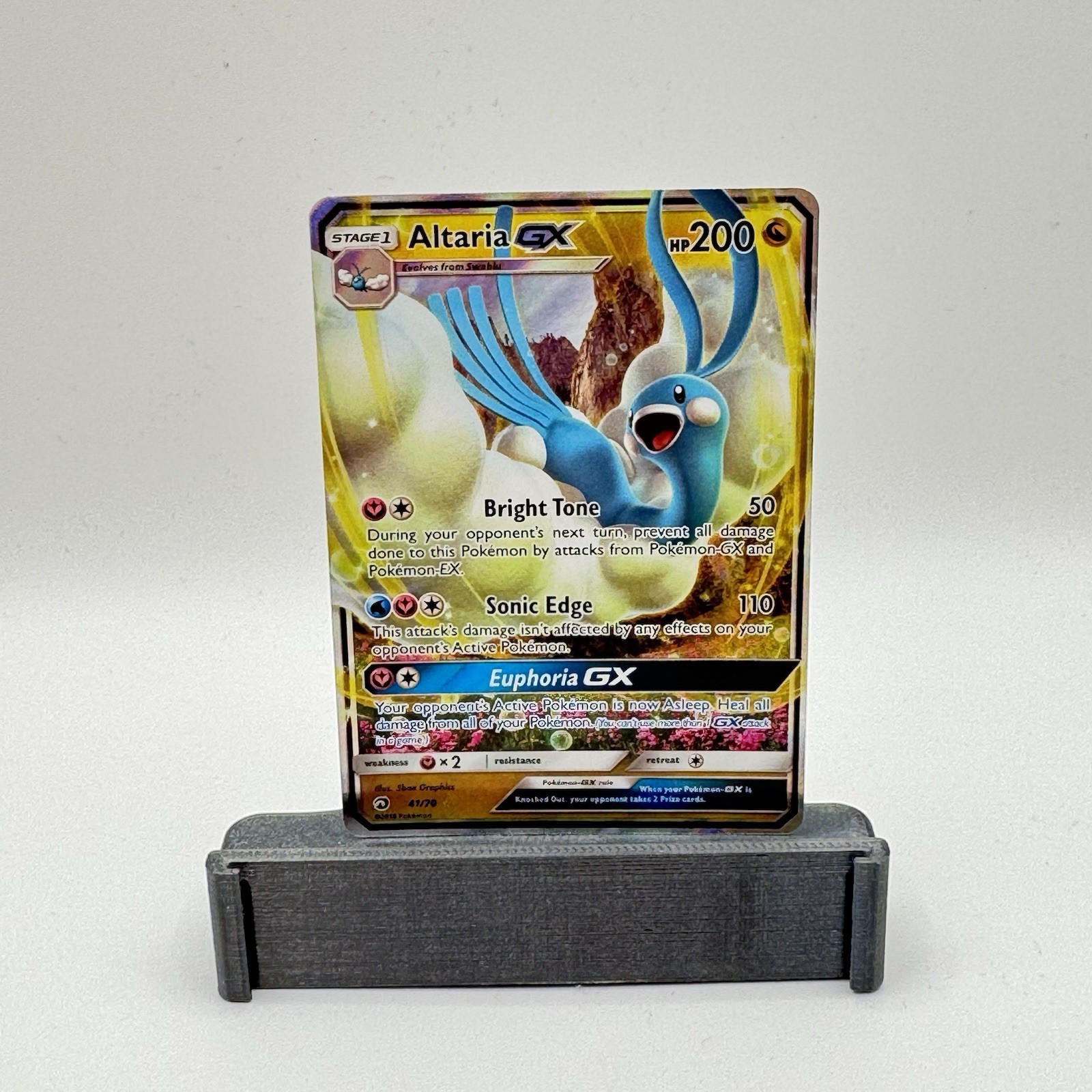 Pokémon Altaria GX 41/70 DRM Dragon Majesty NM