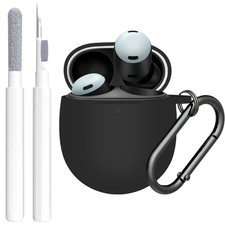 for Google Pixel Buds Pro  Buds Pro 2 Case Cover with Cleaner Kit, Soft Sili...
