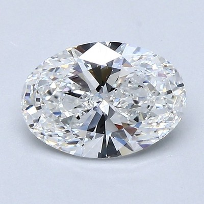 Oval Cut 1.19 Carat Cert. AGI Natural Mined Diamond Loose E color VS2 clarity