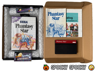 Phantasy Star Sega Master System UK PAL sehr guter Zustand CIB - hochwertige Verpackung - Tracked