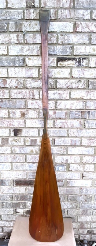 hand carved wooden canoe paddle, sculpture, carving, kayak, folk art, paddle