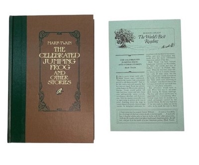 The Celebrated Jumping Frog & Other Stories By Mark Twain Hardcover Book 1992