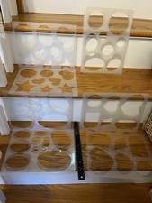 11 Sheets CM Scrapbook Crafting 9" x 12" Templates Stencil Assorted Shapes