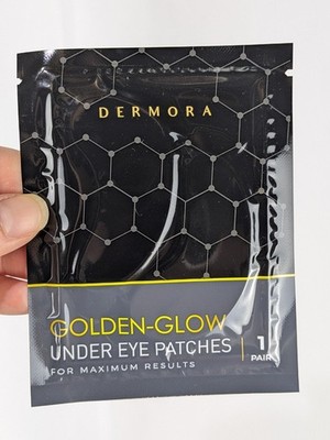 DERMORA Golden Glow Under Eye Patches (10 Pairs Eye Gels)