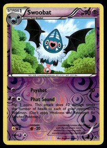 2011 Black & White - Emerging Powers Swoobat reverse holo #37