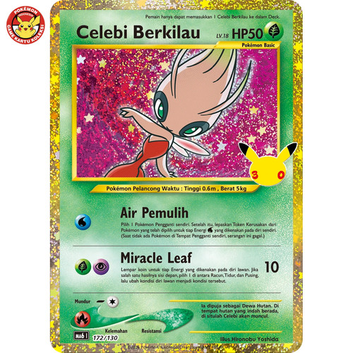 Shining Celebi MA6 172/130 Neo Destiny 30th Celebration Pokemon Indonesia