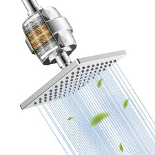 Filtered Shower Head High Pressure Rain Showerhead 20 Stages Shower Head Filter