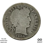 1904 S Barber Dime X-1798
