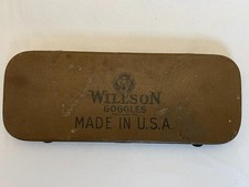 VINTAGE WILLSON GOGGLES TIN MADE IN THE USA, TIN ONLY