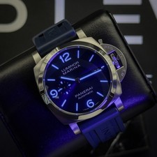 Panerai Luminor Marina PAM01313 44mm Blue Dial –Excellent Condition–Complete set 10