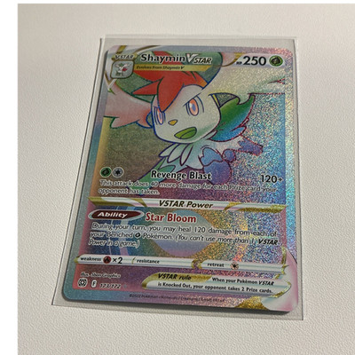 Pokemon Company Shaymin VSTAR Secret Rare Holo Brilliant Stars 173/172 EN 250 HP