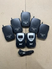 Williams Sound R35 Personal PA FM Receiver Set Of 5 and T46 Transmitter Set Of 2